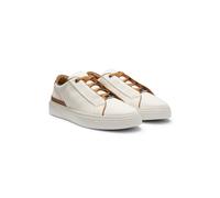 BOSS Baskets Gary avec dessus en toile et finitions cuir - Style Gary_Tenn_fbbu, 50561531 Beige clair 40