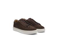 BOSS Baskets Gary avec tige en cuir suédé tissé - Style Gary_Tenn_sdwvhd, 50560680 Marron foncé 45