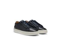 BOSS Baskets Gary en cuir à lacets invisibles - Style Gary_Tenn_buamf, 50546855 Bleu foncé 43