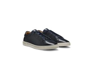 BOSS Baskets Gary en cuir brossé - Style Gary_L_Tenn_buhd, 50566821 Bleu foncé 42