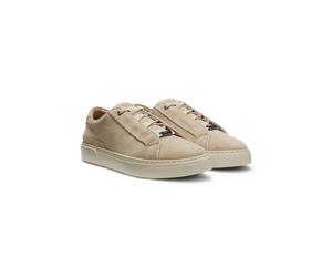 BOSS Baskets Gary en cuir suédé avec système de laçage élastique - Style GaryTenn_sdhdel, 50534292 Beige 45