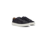 BOSS Baskets Gary en cuir suédé avec système de laçage élastique - Style GaryTenn_sdhdel, 50534292 Bleu foncé 42