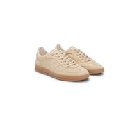 BOSS Baskets lacées en cuir suédé à détail logoté - Style Brenta_Tenn_fullsd, 50536645 Beige clair 37