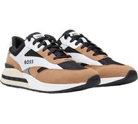 Boss - Baskets pour homme "Kurt", cuir GT5043 (39,5 EU) (Marron)