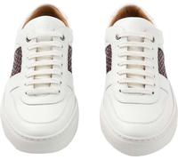 Boss - Baskets pour homme "Mirage", cuir GT3934 (39,5 EU) (Blanc/Brun)