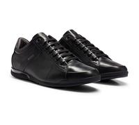 Hugo Boss Baskets homme Saturn Lowp Cuir Doublure anti-odeurs Noir 43