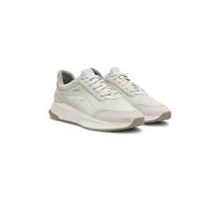 BOSS Baskets TTNM en cuir suédé - Style TTNM EVO_Runn_sdwxbr, 50563920 Naturel 46