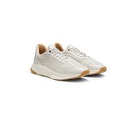 BOSS Baskets TTNM EVO avec tige en textile tissé et finitions en cuir suédé - Style TTNM EVO_Runn_ltsdwv, 50563946 Blanc 41