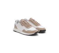 BOSS Baskets TTNM EVO en similicuir suédé et mesh matelassé - Style Titanium_Runn_mebisd, 50541882 Beige 43