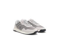 BOSS Baskets TTNM EVO en similicuir suédé et mesh matelassé - Style Titanium_Runn_mebisd, 50541882 Gris chiné 44