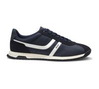 BOSS Baskets basses avec finitions en similicuir - Style Zayn_Tenn_bnymi, 50568479 Bleu foncé 42