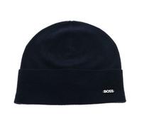 BOSS Beanie bonnet bleu foncé pour femme - Lari Beanie Dark Blue 319151 Taille unique