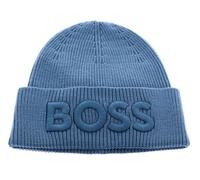 BOSS Beanie bonnet bleu pour homme - Afox Beanie Open Blue 284822 Taille unique