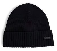 BOSS Beanie bonnet noir pour femme et homme - Fati Beanie 276685 Taille unique