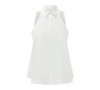 Boss - Becola Sleeveless Top - Femme - Tops - Blanc - Taille: 36 FR