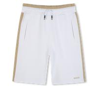 Boss - Bermuda Avec Bandes Latérales - Blanc - Garçon - 12 Ans