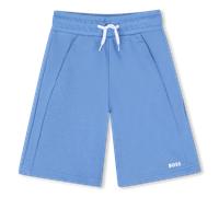 Boss - Bermuda En Molleton Uni - Girblue - Garçon - 8 Ans