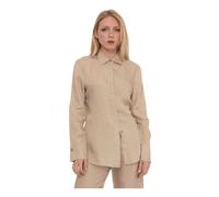 Boss - Beruta2 Classical Blouse - Femme - Blouses et Chemises - Beige - Taille: 42 FR