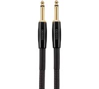Câble d'instrument ultra haute fidélité GAMME BIC-P10 - 3 m - Connecteurs jack 1/4 de pouce droits plaqués or 24 carats - Pour guitare et basse, pour un son de qualité supérieure