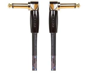 BOSS BIC-PC Studio Grade Instrument Cable, Right-angle 1/4-inch connectors, 6-inch/15 cm length