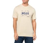 Boss, Big Logo Chain Cotton T-Shirt, Peyote Beige, L