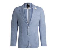 Boss Black - Blazer Coupe Slim - Homme - Vestes - Bleu - Taille: XL