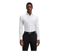 Boss Black, Homme, Chemises, Blanc, Taille: 5XL Chemise Slim Fit