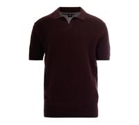 Boss Black, Homme, Tops, Brun, Taille: S H-Natalo Polo Structuré en Tricot