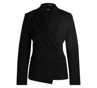 Boss - Blazer Asymétrique à Double Boutonnage - Femme - Vestes - Noir - Taille: 46 FR