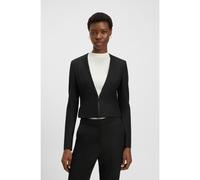 BOSS Blazer court Slim Fit en tissu stretch - Style Jamaisa, 50493541 Noir 34