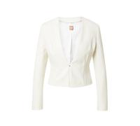 BOSS Blazer court Slim Fit sans col - Style Jamaisa, 50490043 Blanc 46