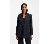BOSS Blazer Regular en crêpe stretch à rayures tennis - Style Janka-DB2, 50574417 Bleu foncé 46