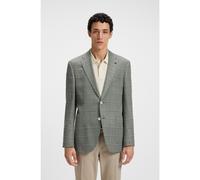 BOSS Blazer Regular en laine mélangée à carreaux - Style H-Janson-FL-253, 50545870 Vert 56