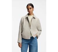 BOSS Blazer Regular en tweed à deux tons - Style Jibala2, 50570357 Beige clair 38