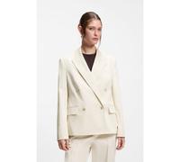 BOSS Blazer Regular Fit en coton stretch - Style Jaleto10, 50557428 Naturel 34