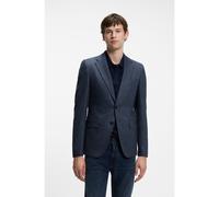 BOSS Blazer Slim à motif en mélange de laine et de cachemire - Style H-Hutson-263, 50571987 Bleu foncé 58