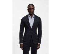 BOSS Blazer Slim en jersey stretch à micro-motif - Style P-Hanry-J-WG-264, 50572045 Bleu foncé 58