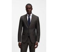 BOSS Blazer Slim en laine stretch à micro motif - Style H-Huge-MM-264, 50576982 Marron 52