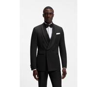 BOSS Blazer Slim en laine vierge italienne - Style H-Huge-Tux-DB-264, 50571983 Noir 50