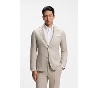BOSS Blazer Slim en lin mélangé à micro motif - Style C-Hanry-262, 50561902 Beige 48