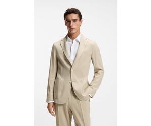 BOSS Blazer Slim en lin mélangé lavable en machine - Style P-Hanry-WG-262, 50561959 Beige clair 102