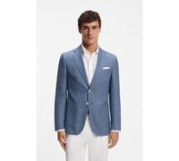 BOSS Blazer Slim en mélange de laine vierge à motif - Style H-Hutson-2PP-263, 50567488 bleu clair 50