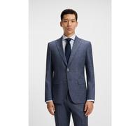 BOSS Blazer Slim en tissu stretch à motif - Style H-Hutson-251, 50545884 Bleu foncé 48