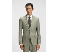 BOSS Blazer Slim en tissu stretch à motif - Style H-Hutson-251, 50545884 Vert 46
