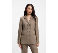BOSS Blazer Slim en twill de gabardine - Style Joxana, 50565622 Marron 44