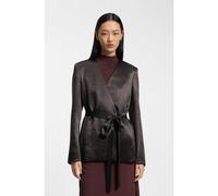 BOSS Blazer Slim Fit en twill brillant - Style Jia15, 50558325 Marron foncé 44