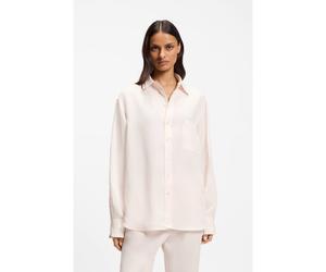 BOSS Blouse ample avec poche poitrine - Style Saturday_1, 50560693 Rose clair 40