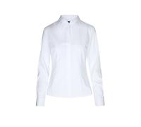 BOSS Blouse Slim en coton mélangé avec fermeture zippée sur le côté - Style Bashinah, 50571060 Blanc 40