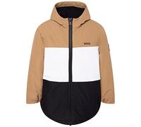 BOSS - Blouson à Capuche déperlant Marron 100% Polyester 6ANS