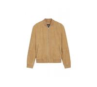 Boss - Blouson Bomber en Cuir - Femme - Vestes - Beige - Taille: XL